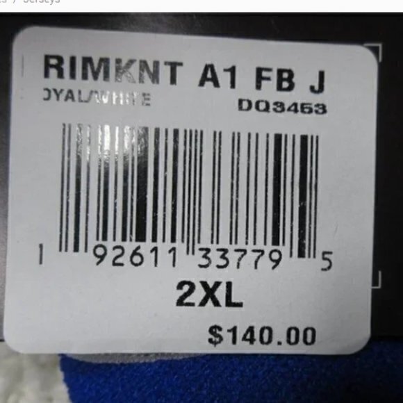 Adidas PrimKnit A1 Football Jersey blue new with tags sz 2XL - Picture 4 of 6